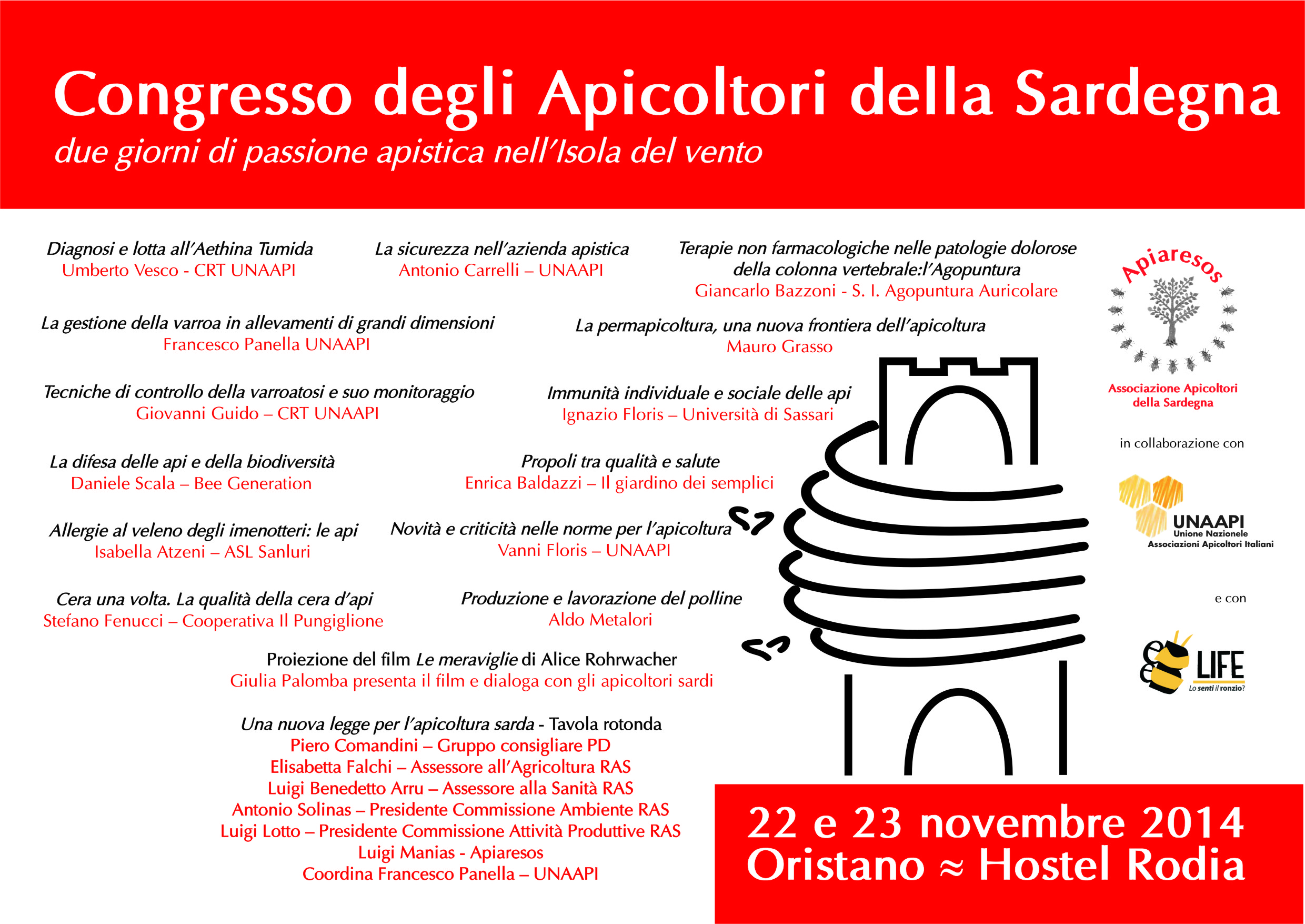 Congresso degli Apicoltori della Sardegna - Locandina